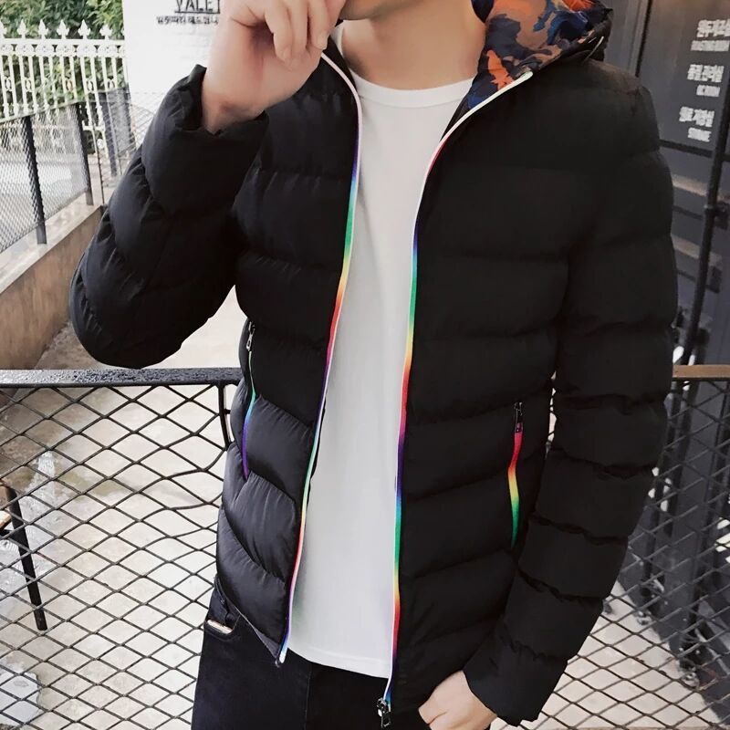 羽绒服新款爆款季男款士羽绒青少年韩版修身连帽羽绒男款加