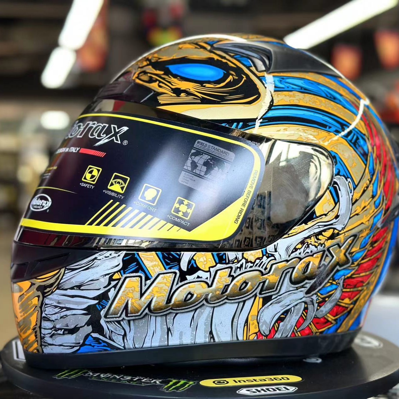 Motorax/摩雷士摩雷士R30法老王骑行全盔