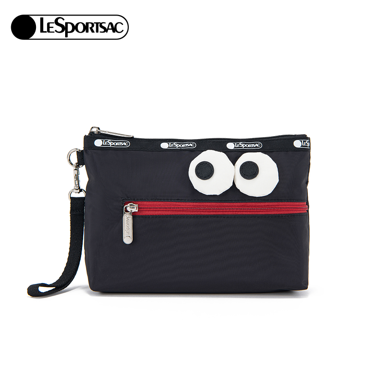 【商场同款】LeSportsac乐播诗可爱便携手机包淘气黑零钱包手拿包