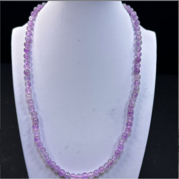 冰紫色多圈6mm手串发一条H39