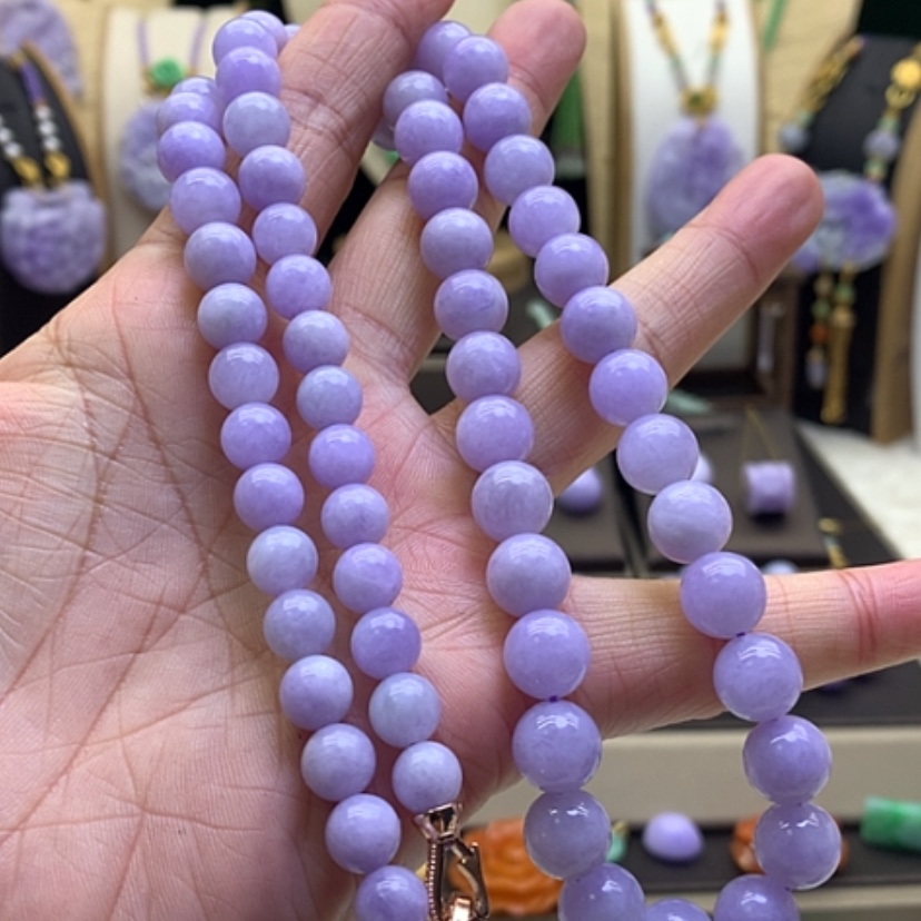 【闪购商品】翡翠项链未镶嵌简**丹