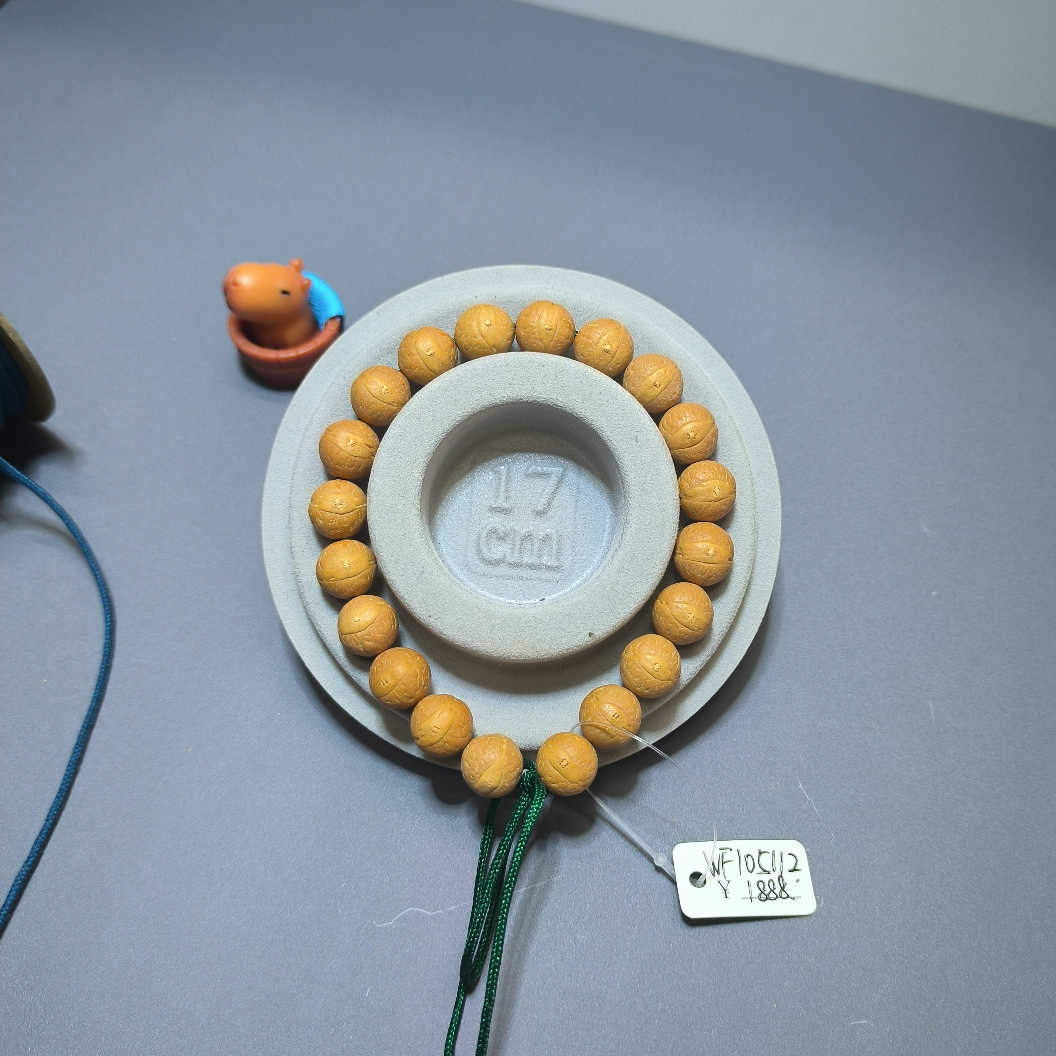 【WF105112】10.5mm尼泊尔凤眼菩提手串20颗文玩手串