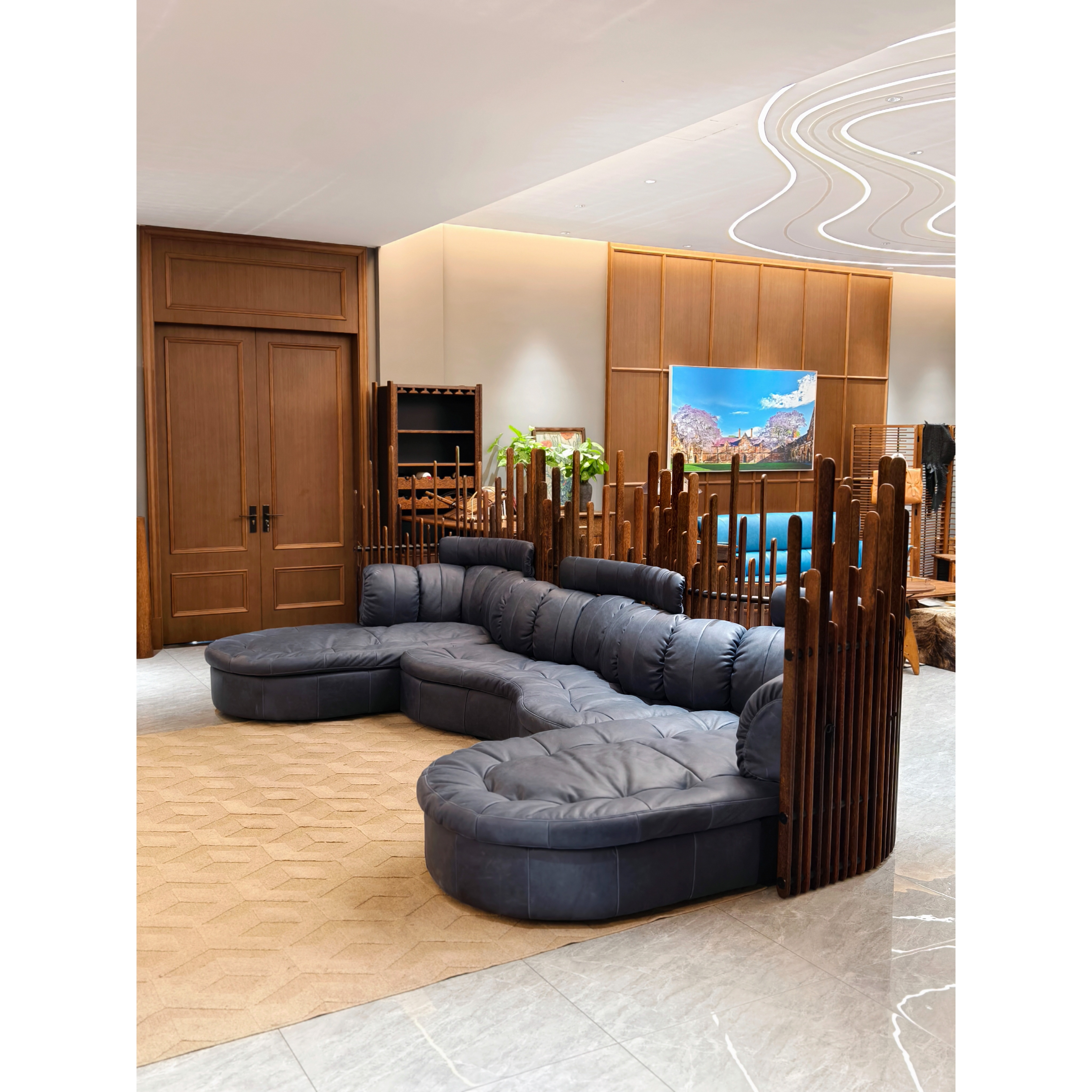 PACIFIC GREEN亚洲U型沙发多人沙发别墅沙发大客厅