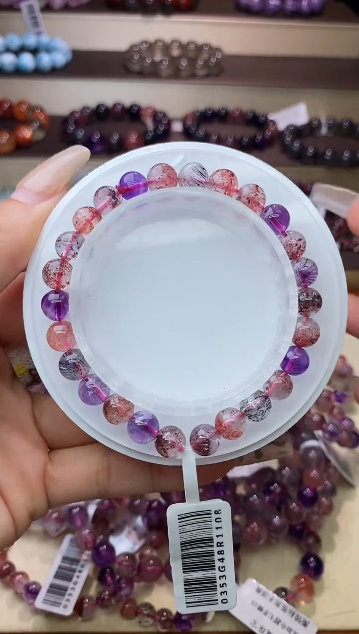 【闪购商品】水晶手链未镶嵌超七单圈7m+（多样性发其一）