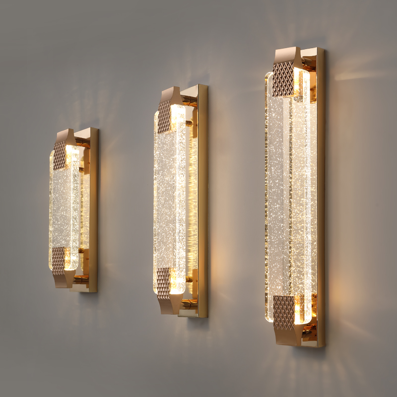 名都星水晶壁灯轻奢客厅电视背景墙灯装饰灯充电款别墅卧室床头灯