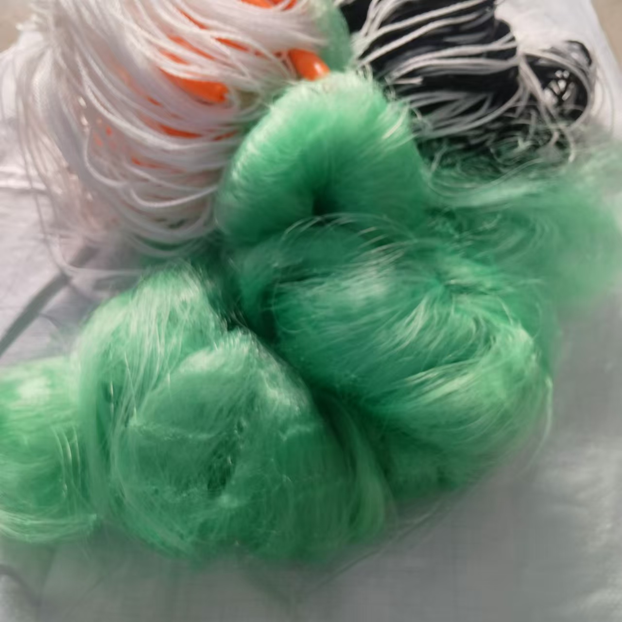 新款加粗丝穿浮绳包坠渔网