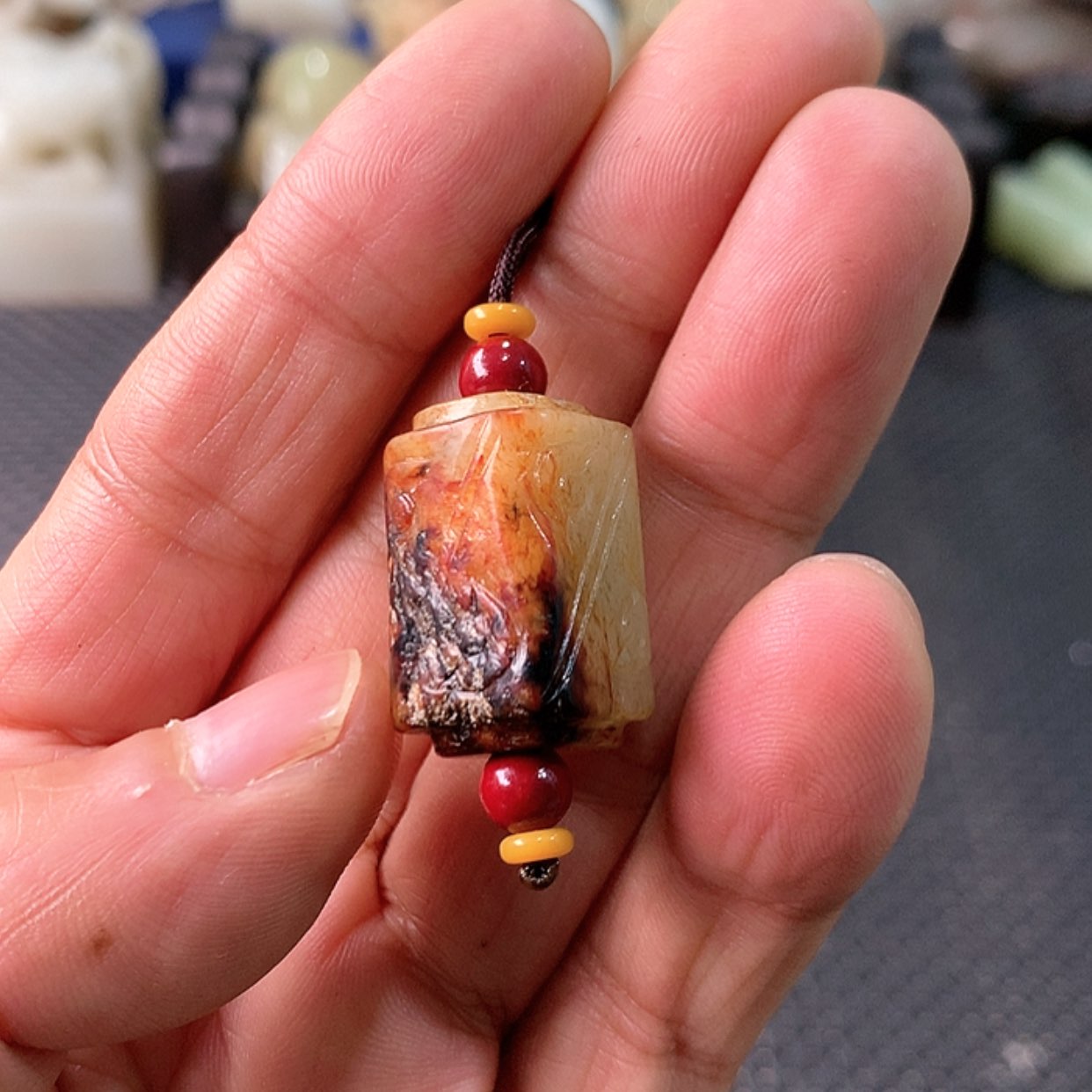 【闪购商品】和田玉（糖玉）颈饰未镶嵌