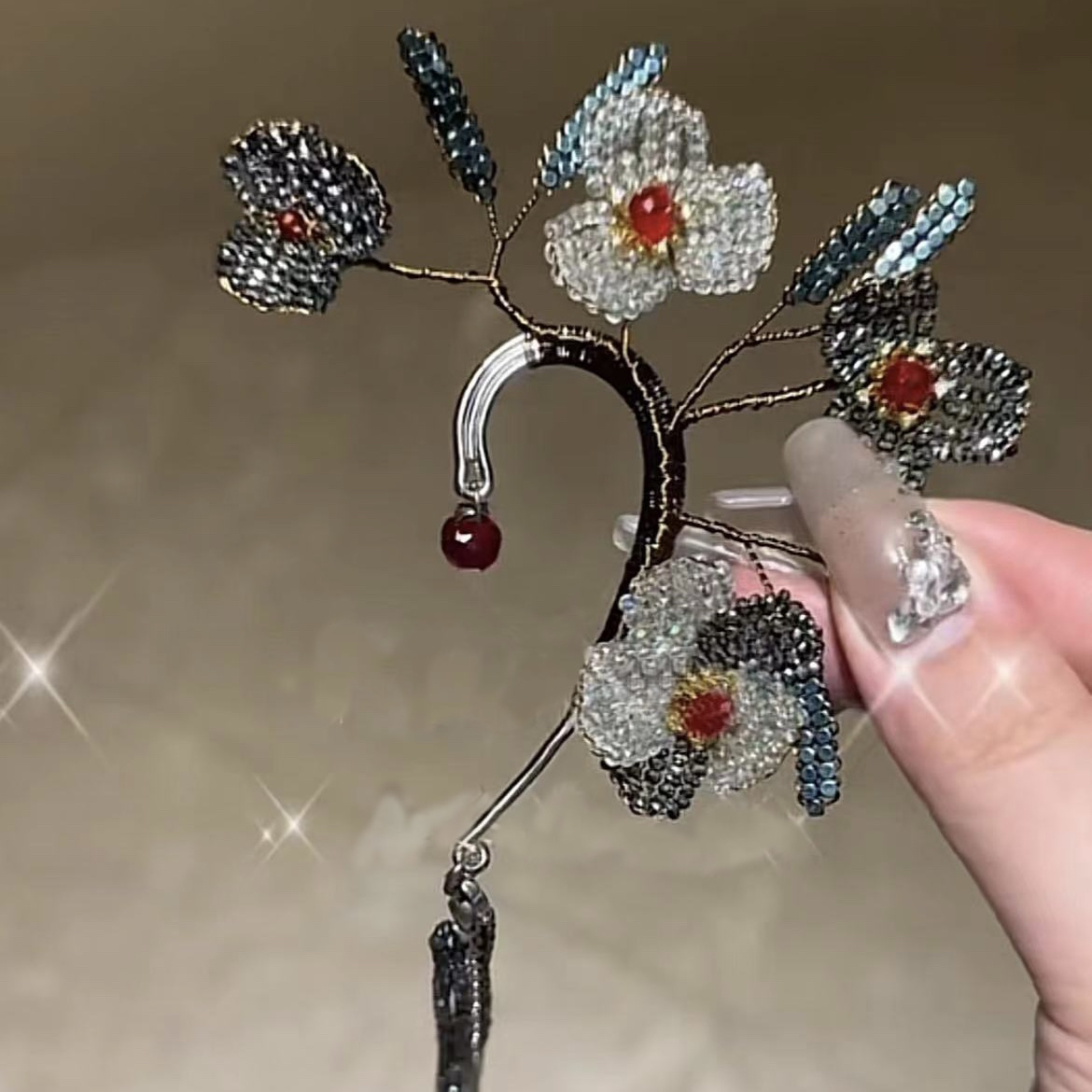 非金属耳饰 西子莫奈花园系列张雪迎同款耳挂