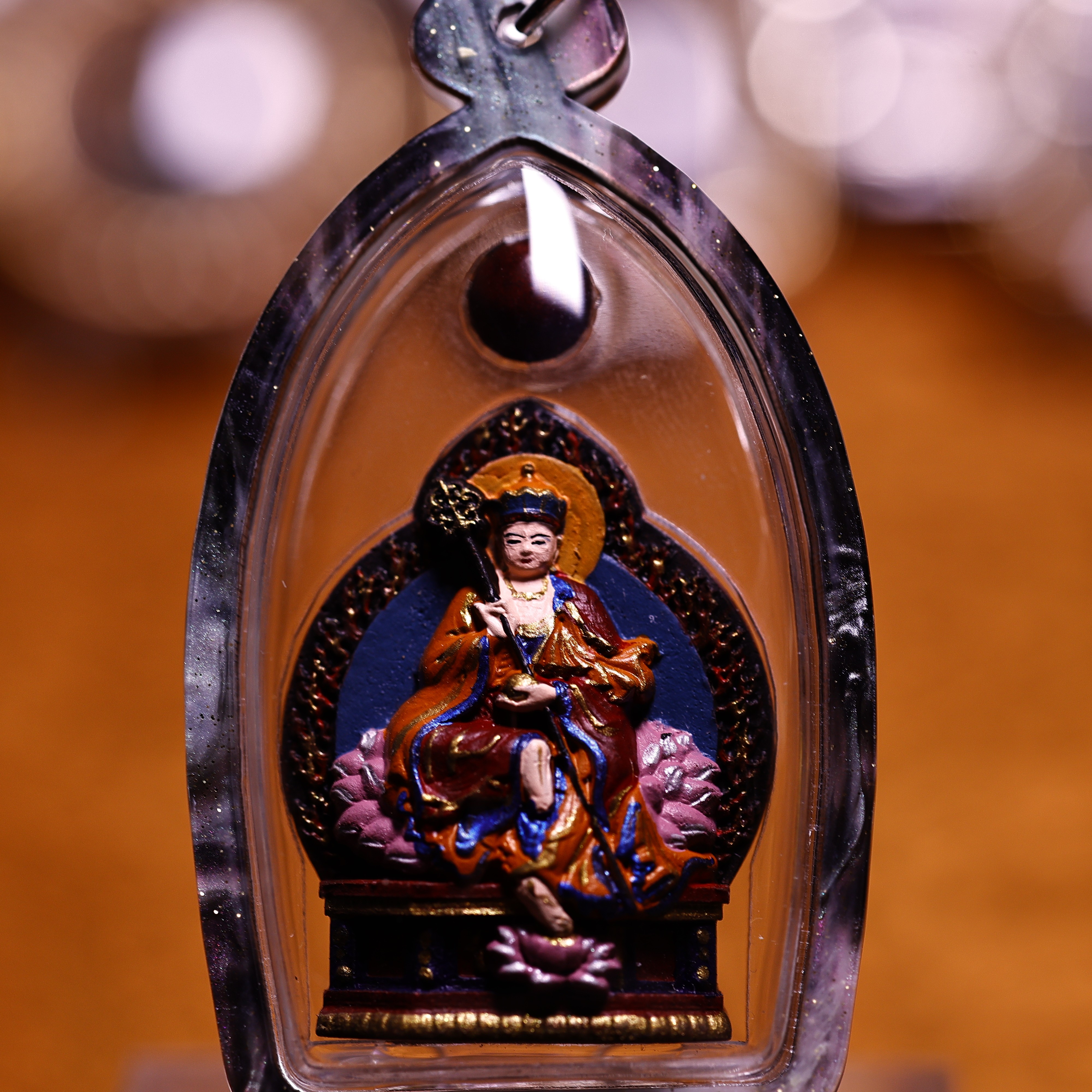 进口色板-亚克力（地藏王）药泥彩绘擦擦吊坠摆件