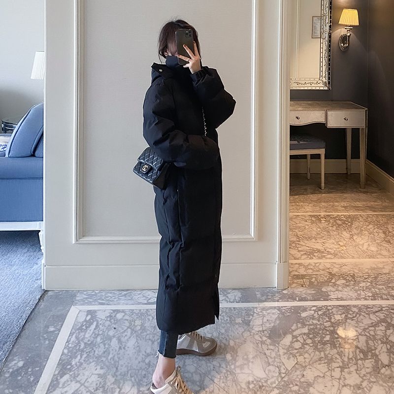 新款羽绒服羽绒服女2023年冬装韩版过膝棉袄超长款到脚踝学生