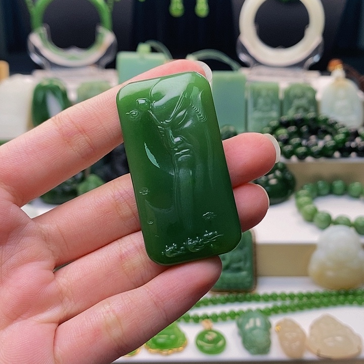 和田玉（碧玉）颈饰未镶嵌星*✨