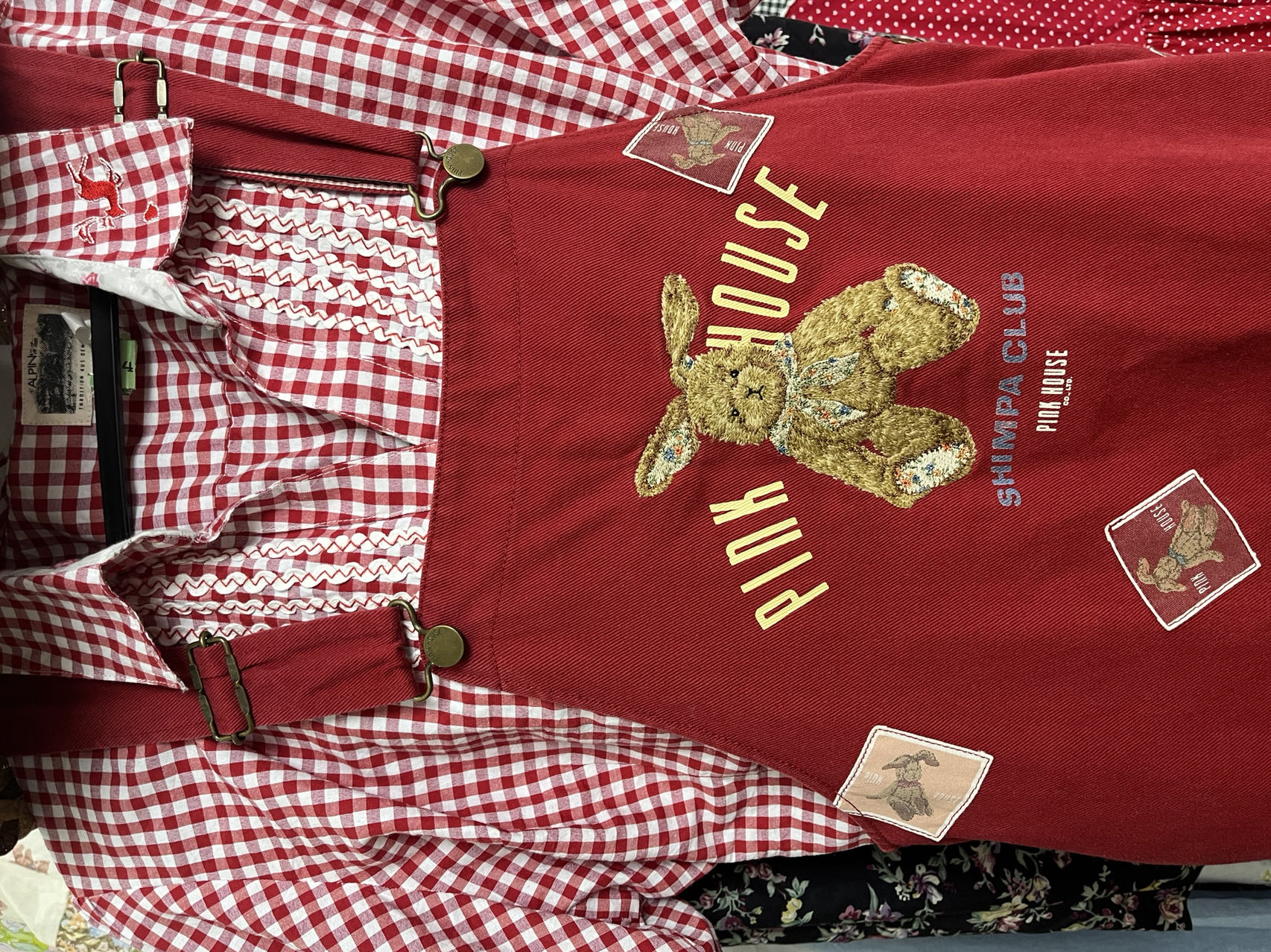 赵美丽vtg长款连衣裙童趣复古印花可爱卡通夏季舒适外穿