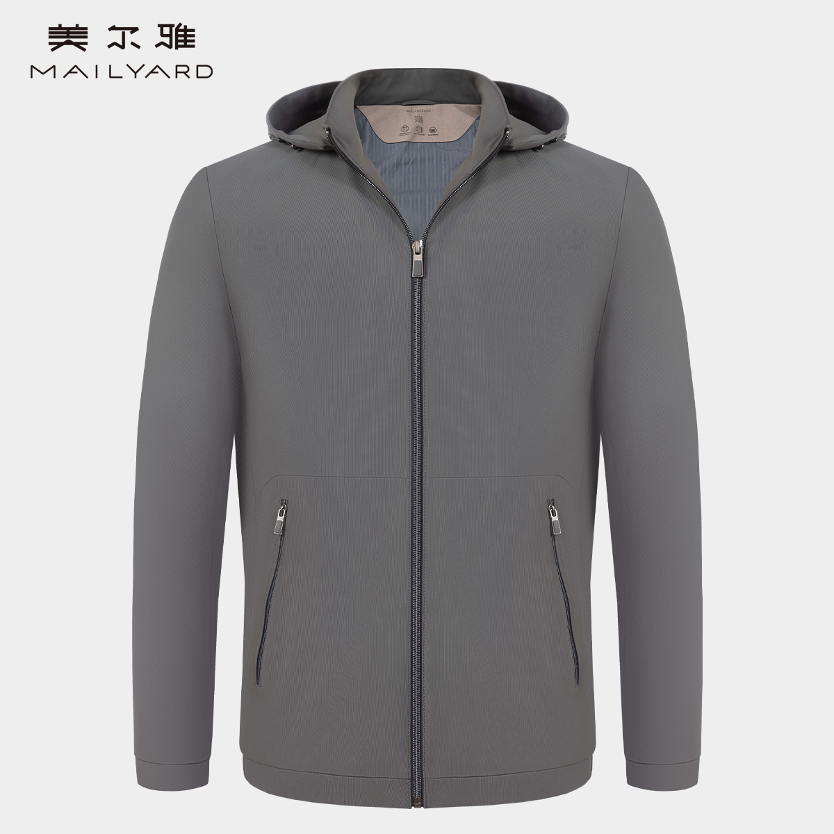MAILYARD/美尔雅夹克 商务休闲男士春季拉链茄克 春装外套 346