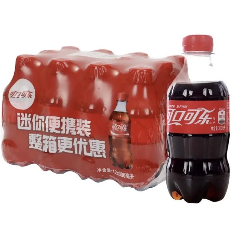 可口可乐汽水饮料 300mL*12/箱