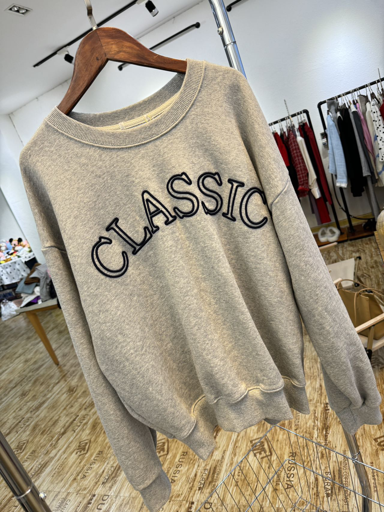 休闲卫衣灰色休闲款