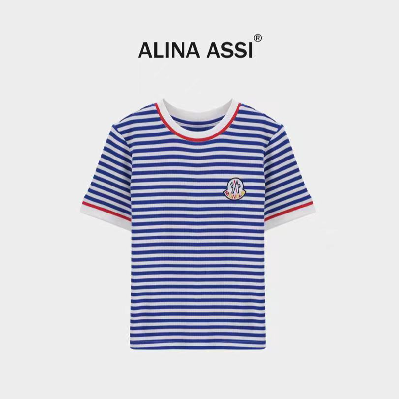 【楠楠】2024新款百搭休闲女款短袖上衣YM8525