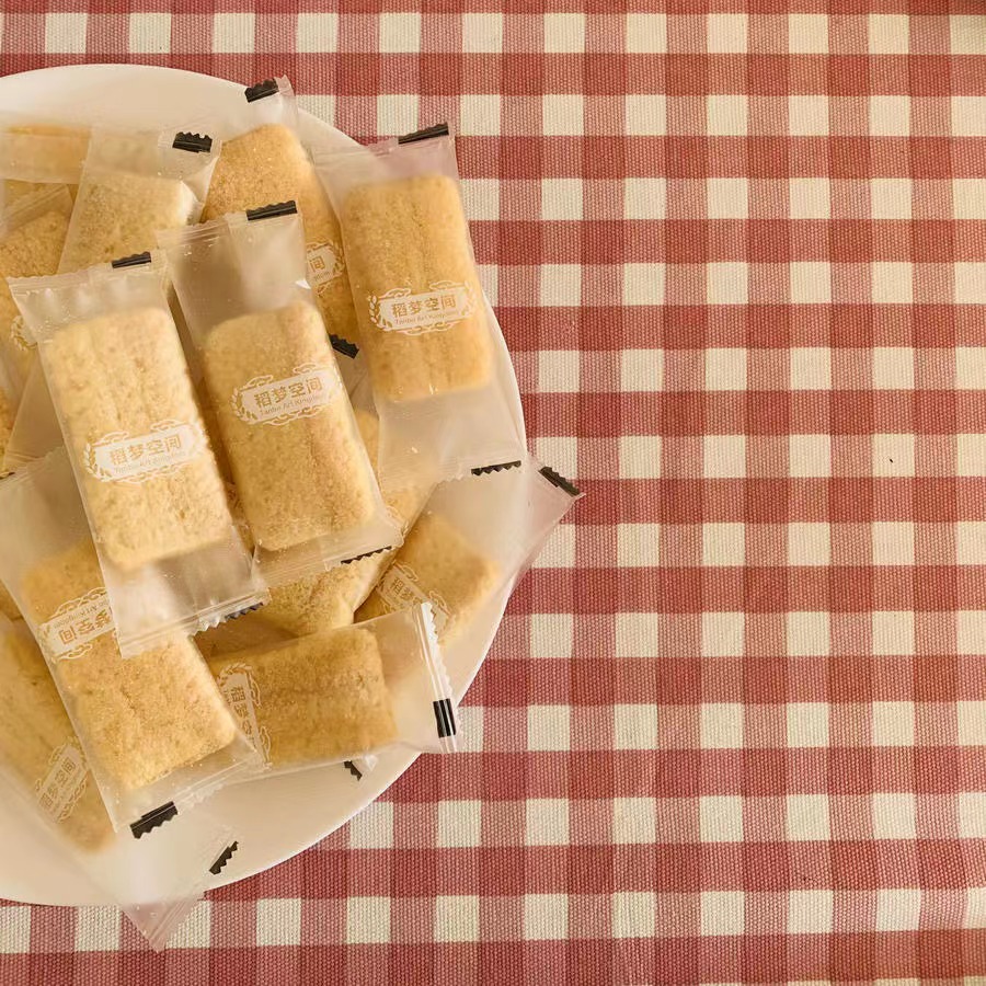  稻梦空间糙米饼非油炸无添加自产大米制作到手3袋好吃自