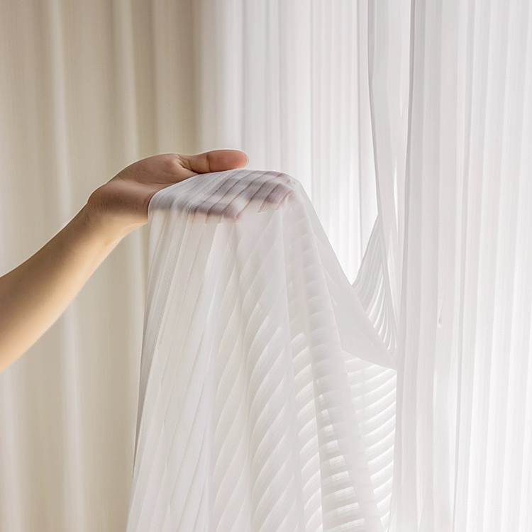 网红梦幻白纱新款窗帘清仓大处理直播家居唯美成品阳光