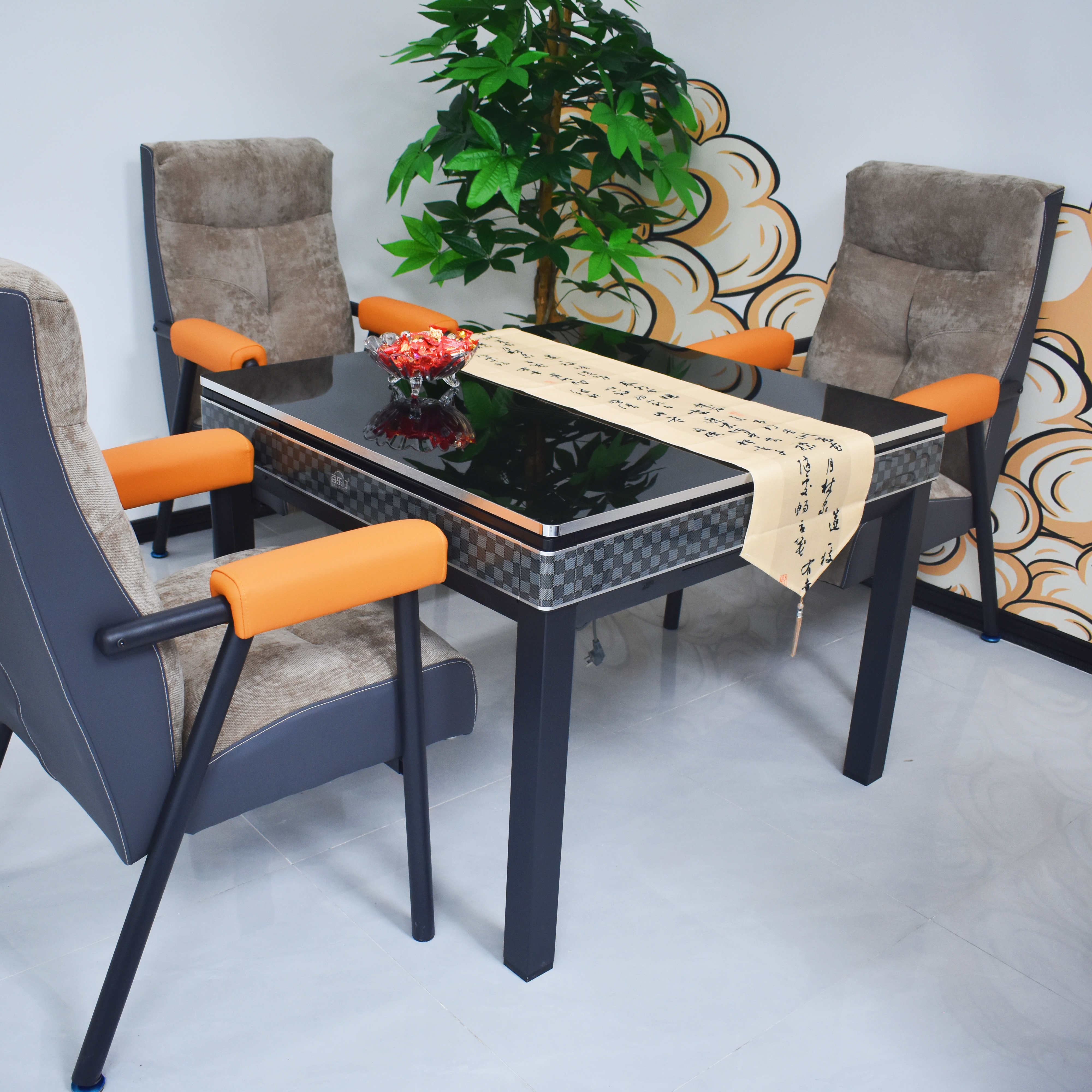 百乐门麻将机 直升牌麻将机 家用麻将机 餐桌款 全自动麻将机