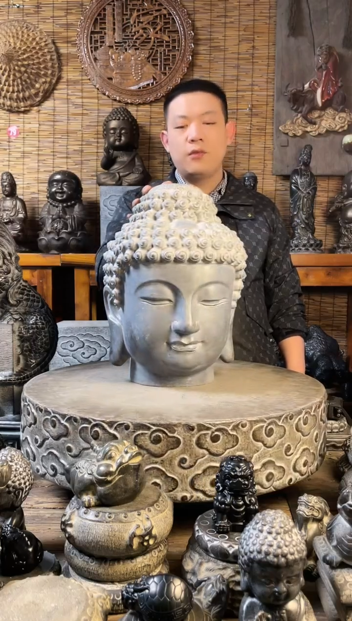 【闪购商品】青石40佛头