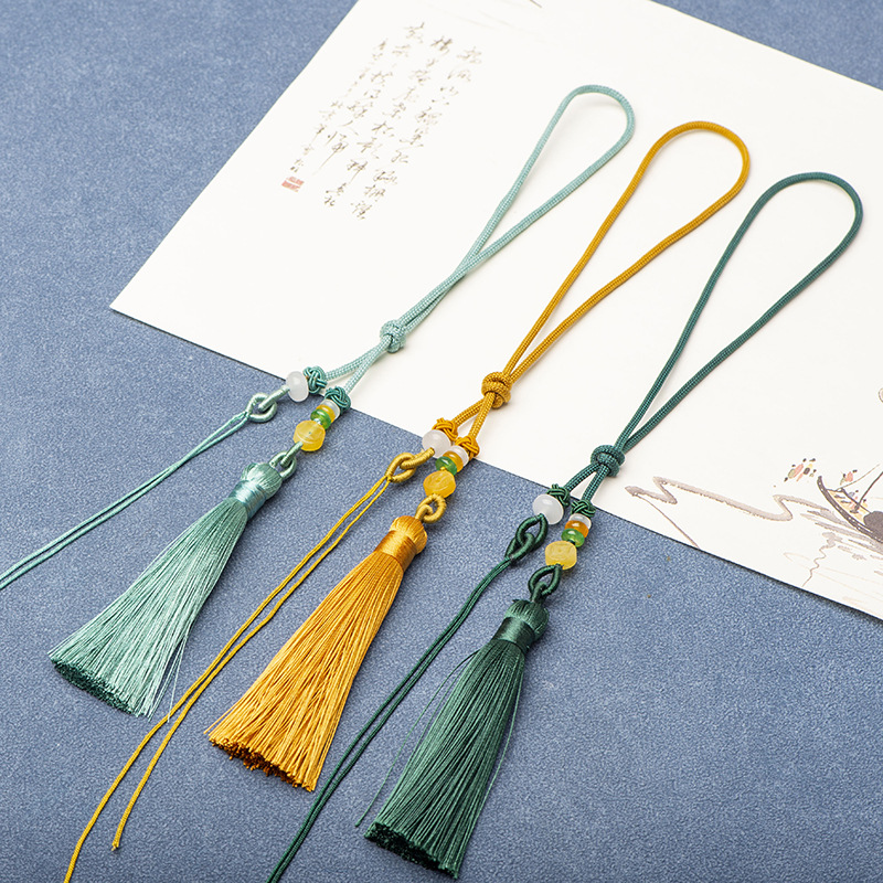 手把件绳DIY流苏穗子包包挂绳汽车钥匙扣绳檀木手玩件绳2GD22