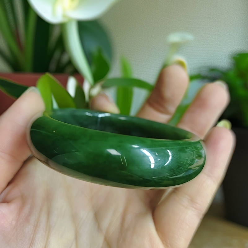 俄罗斯碧玉加宽加厚猫眼半山半水