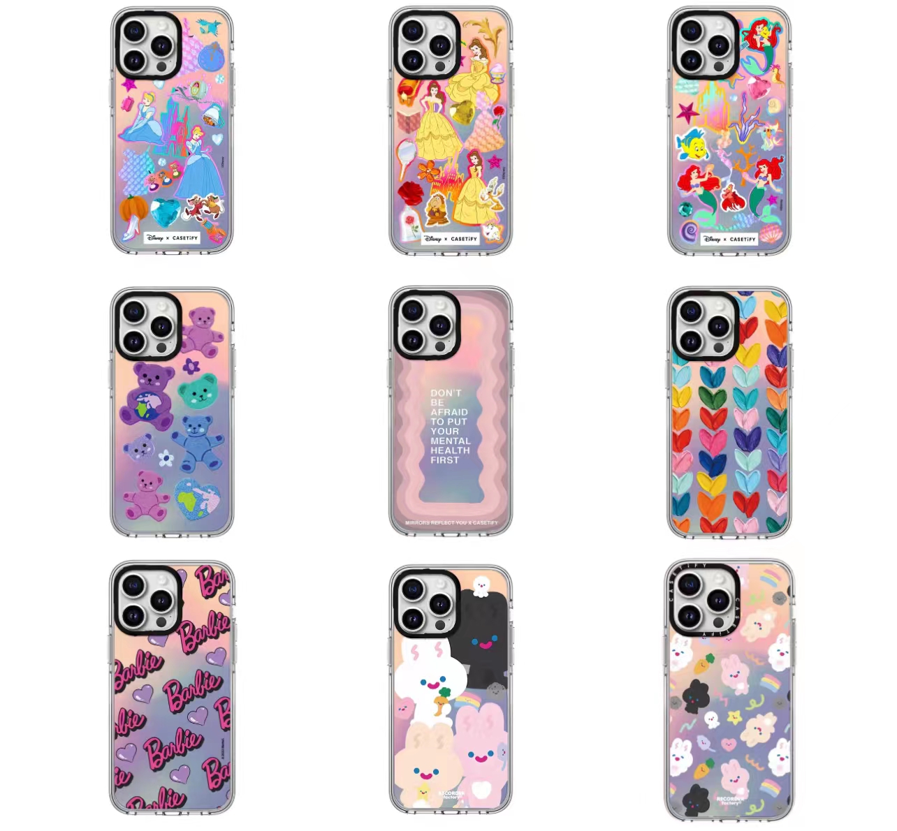 【幻彩系列】C佳无差别潮壳防摔辐射小众全包iPhone15pro手机壳