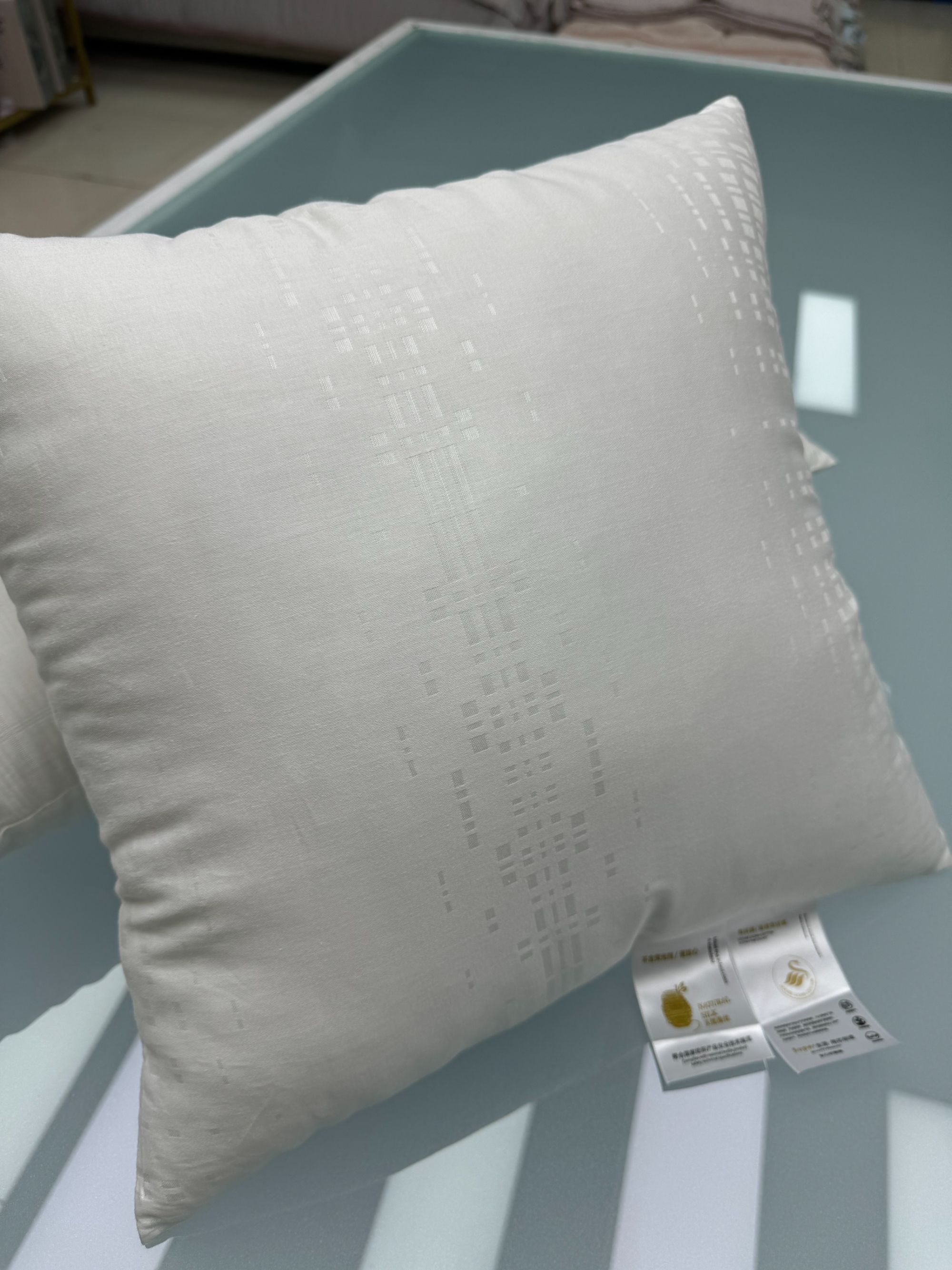 全棉提花腰靠枕芯抱枕睡眠枕