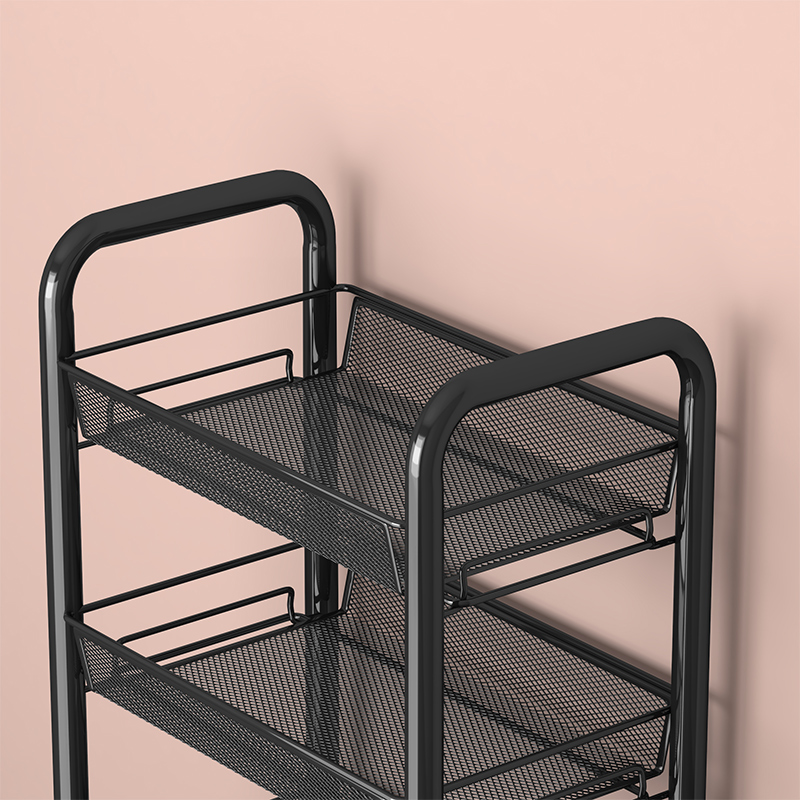 厨房置物架落地多层可移动小大全推车果蔬菜篮收纳储物架子家用品