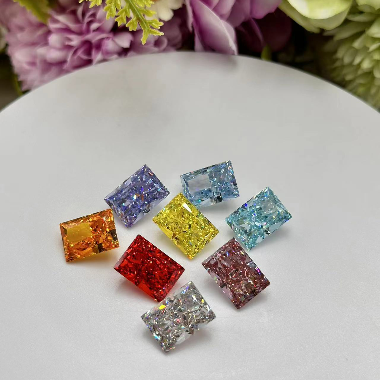 手工冰花切直角-10×14超闪爆闪尖底