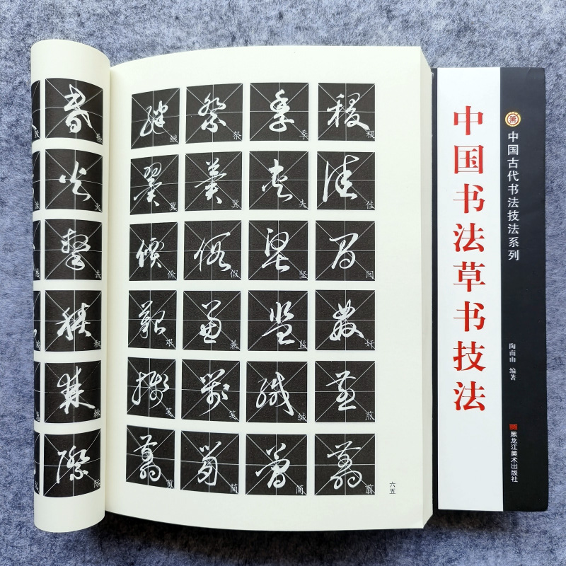 中国书法草书技法初学草书毛笔字帖基本笔画赵孟頫草书千字文草决