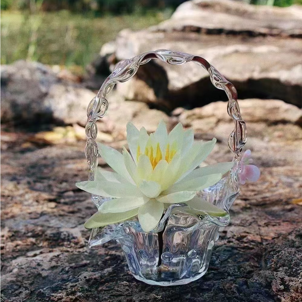 晶焱幽梦提篮莲花公道杯