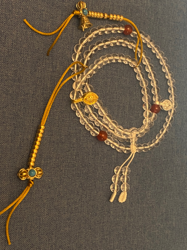 手编108颗简约藏式ＴＲ念珠