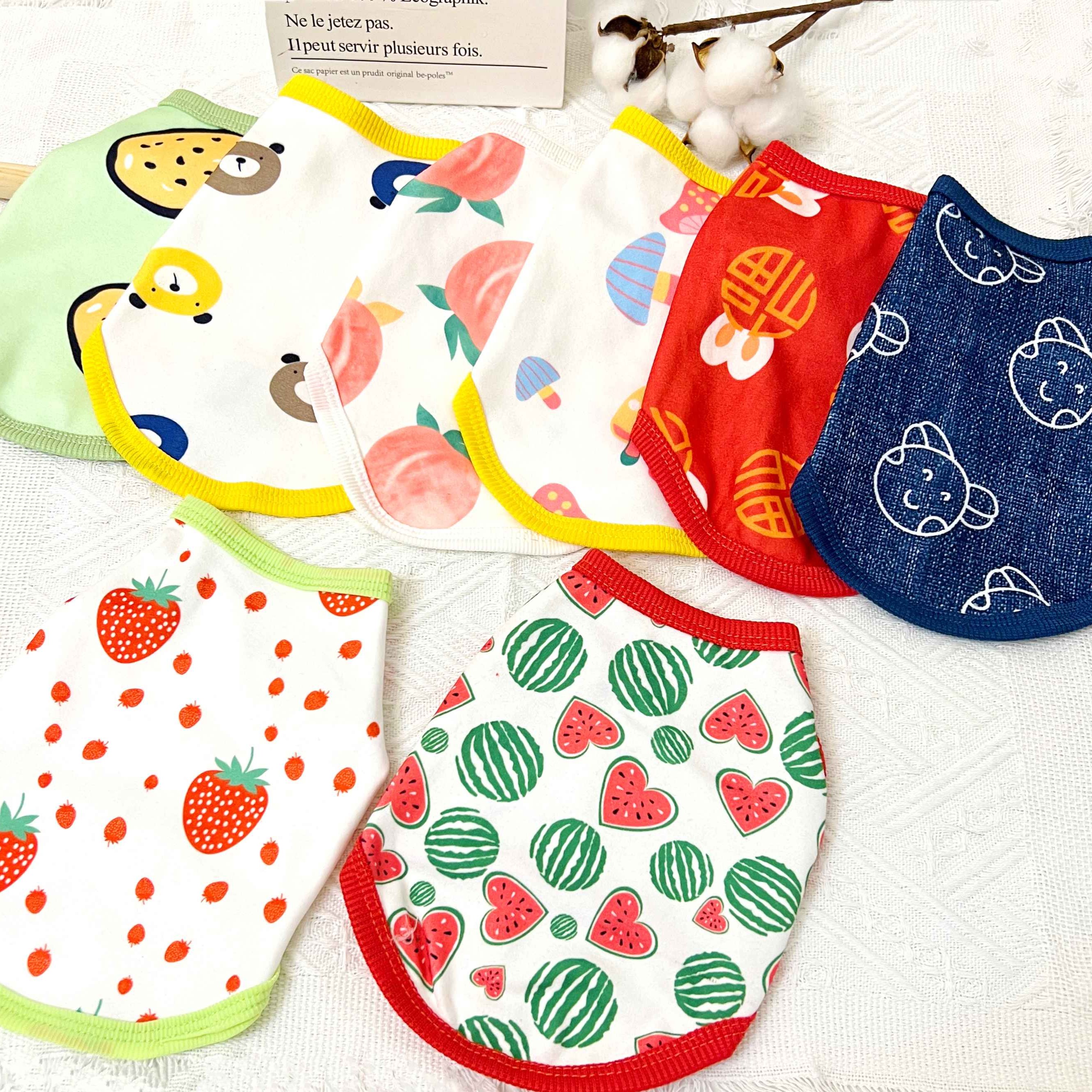 秋款猫猫狗狗衣服泰迪柯基边牧比熊金毛小中大型犬家居防掉毛背心