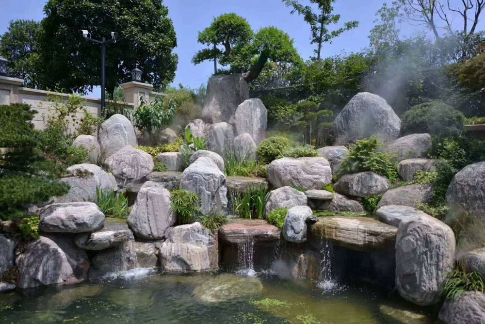 灵璧是景观石，厅堂石，园林石