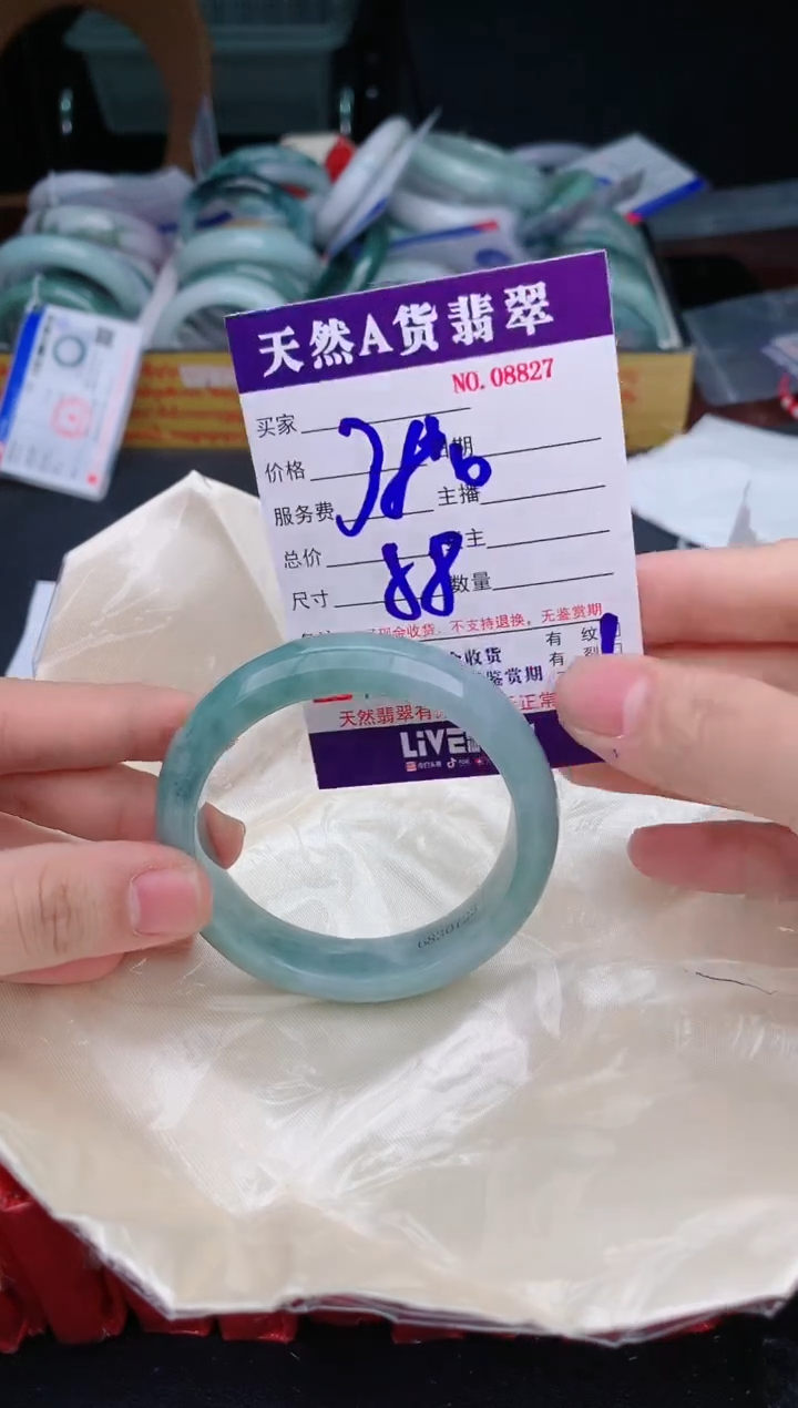 【闪购商品】翡翠手镯未镶嵌8827