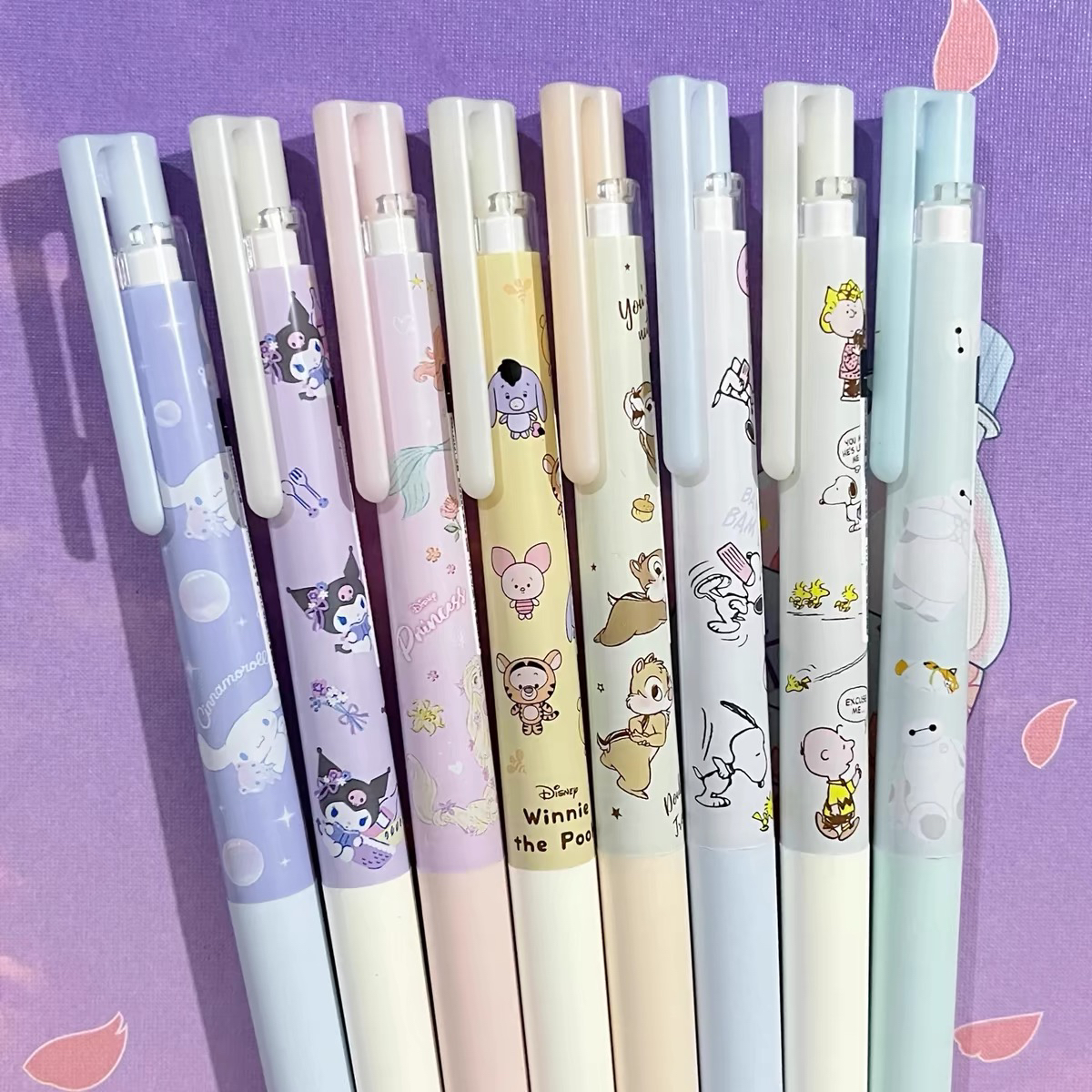 三丽鸥迪士尼限定第七弹Juice up 0.4黑色中性笔