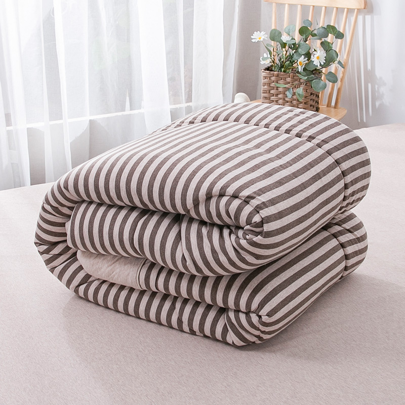 [天竺优选]-100%纯棉天竺棉学生单人双人宿舍保暖被棉被M2004