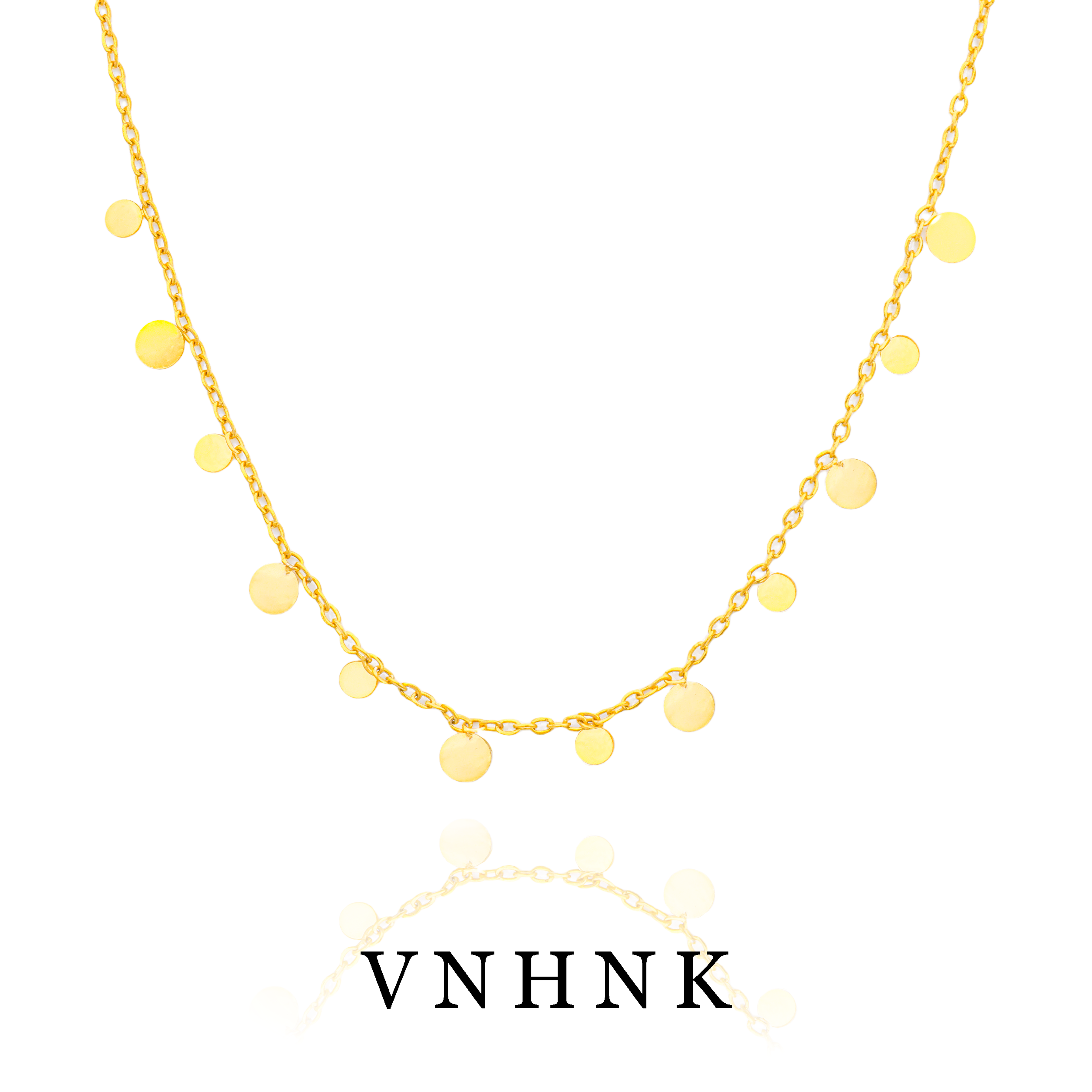 钛钢项链 美可儿   YS1471     金色简约气质百搭项链