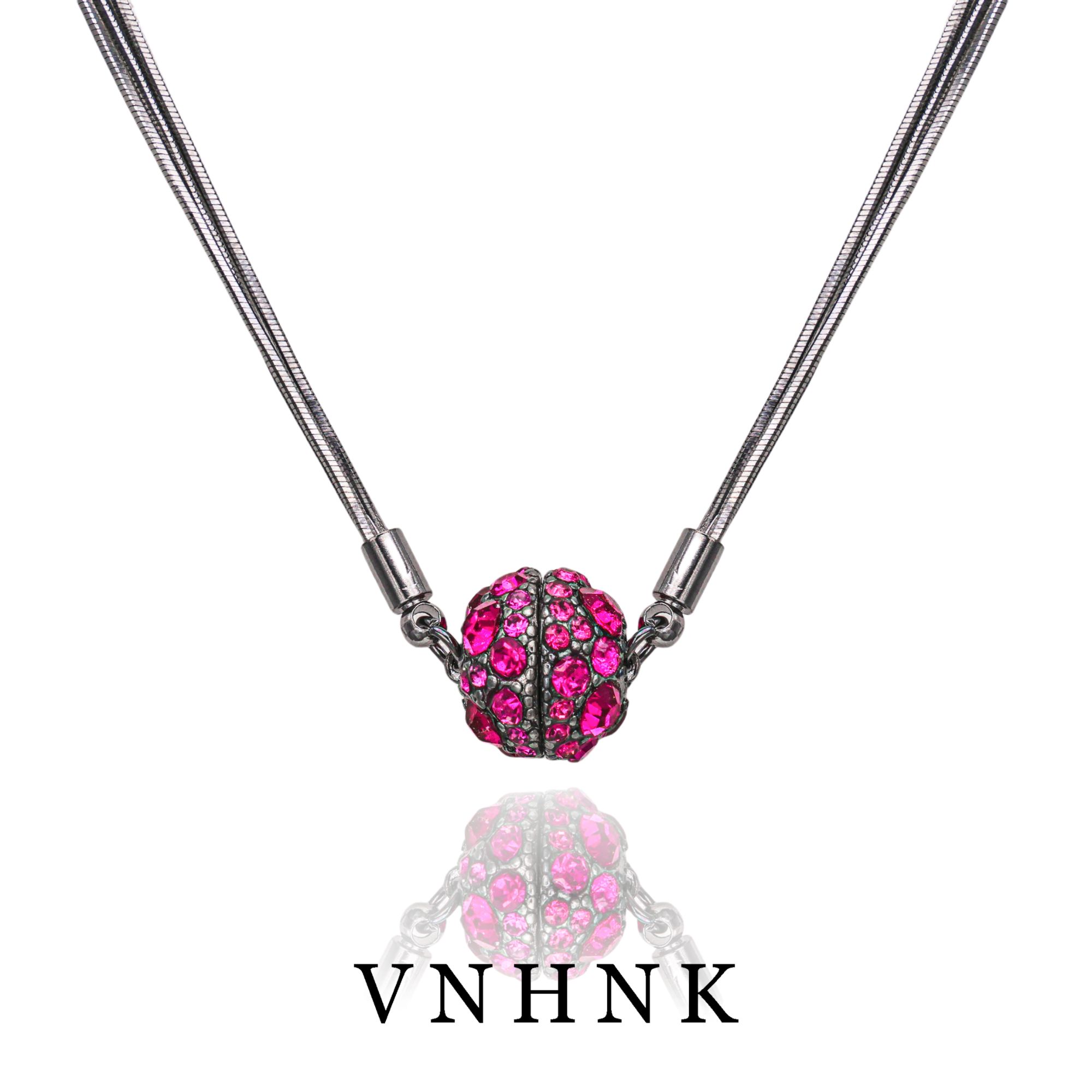 铜合金项链 美可儿   H678    黑色(43cm)气质时尚百搭项链