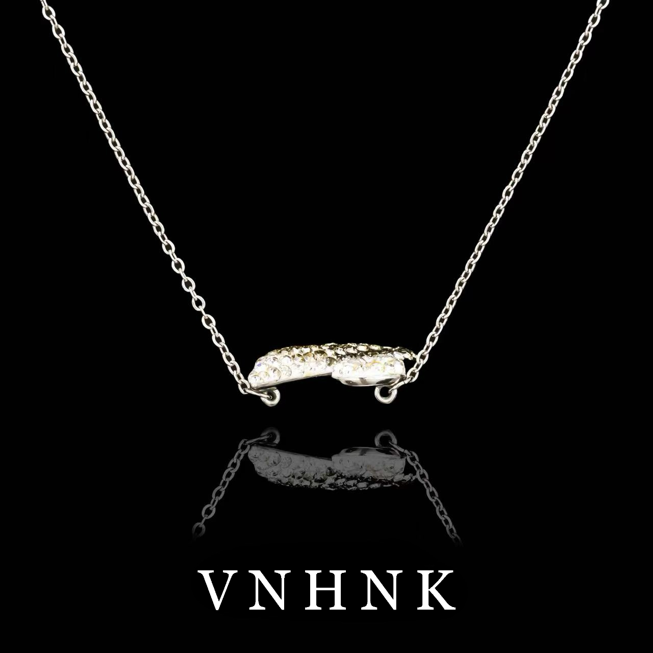 铜合金项链 美可儿   N338   银色(46cm)时尚气质项链