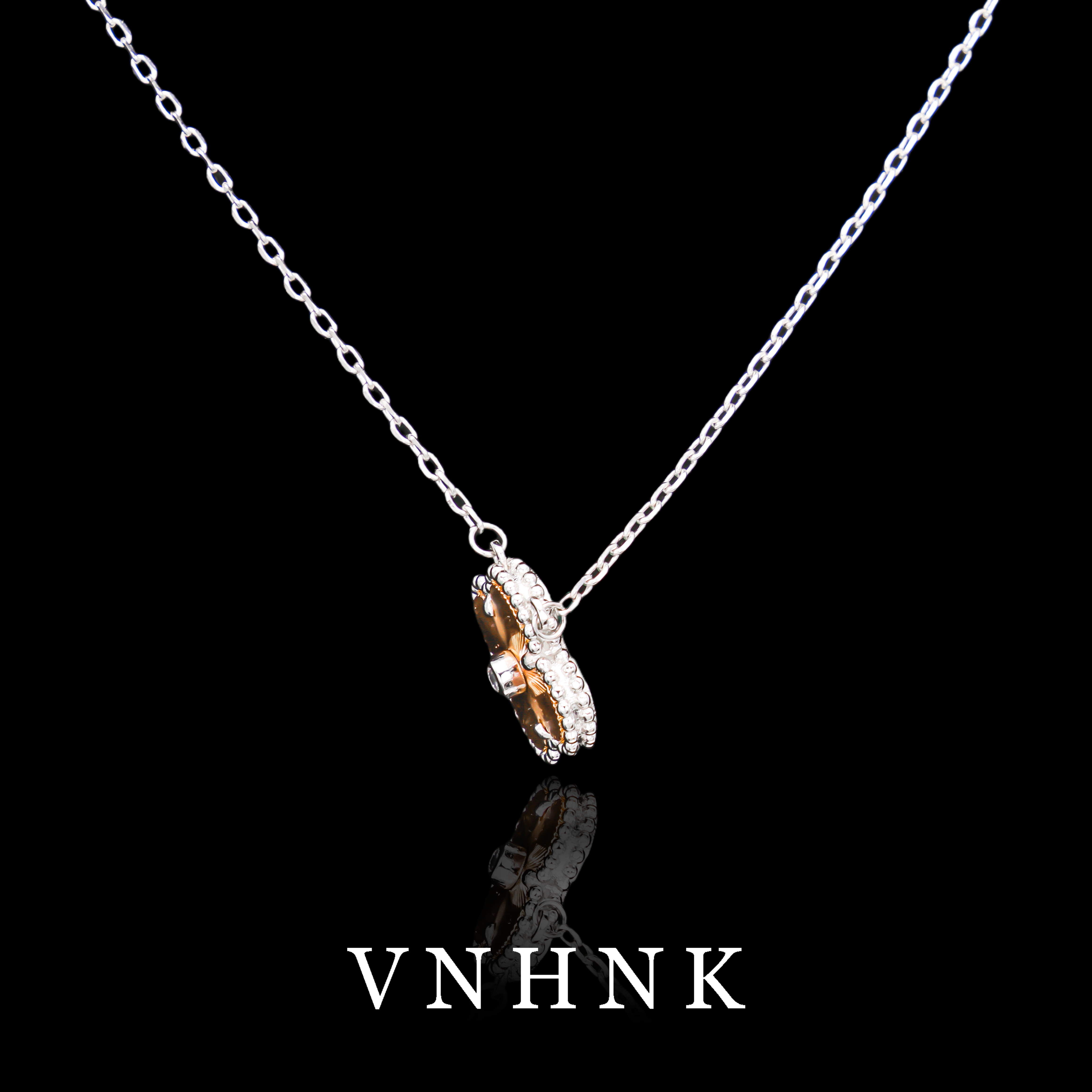 铜合金项链 美可儿   R231  银色（46cm）时尚气质项链