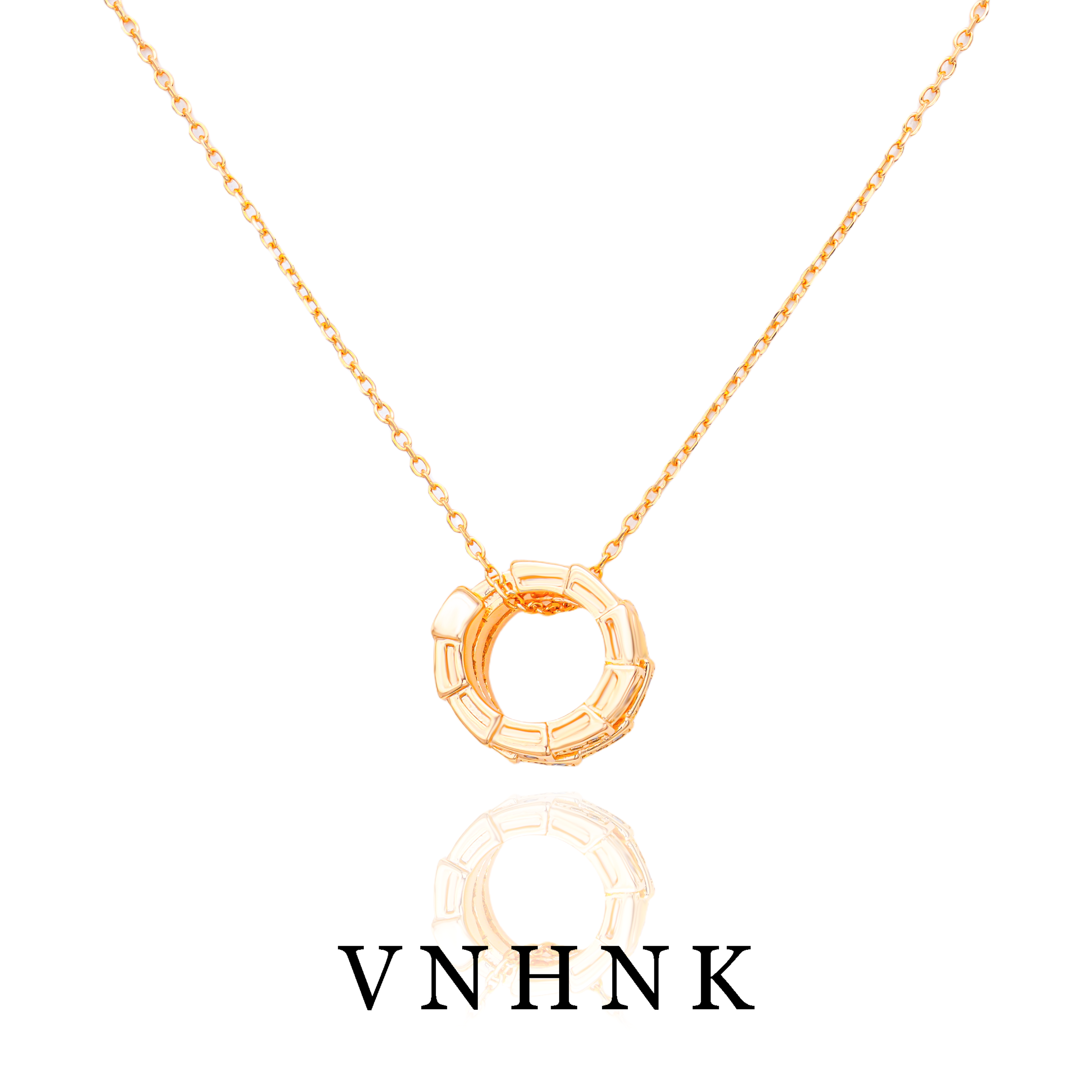 铜合金项链 美可儿  M679  玫瑰色（44cm) 时尚百搭项链