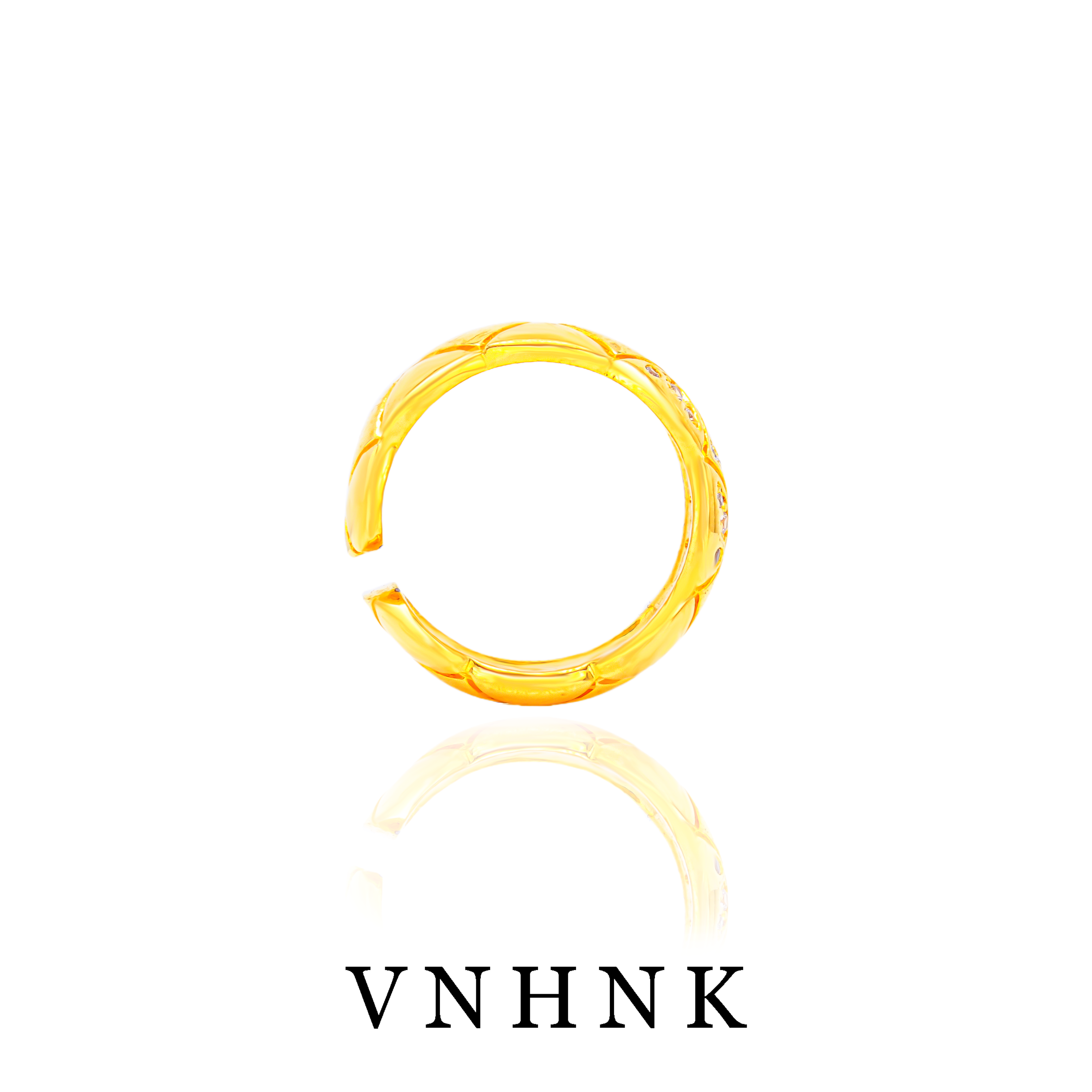 铜合金合成锆石戒指 美可儿   E401   金色时尚百搭戒指