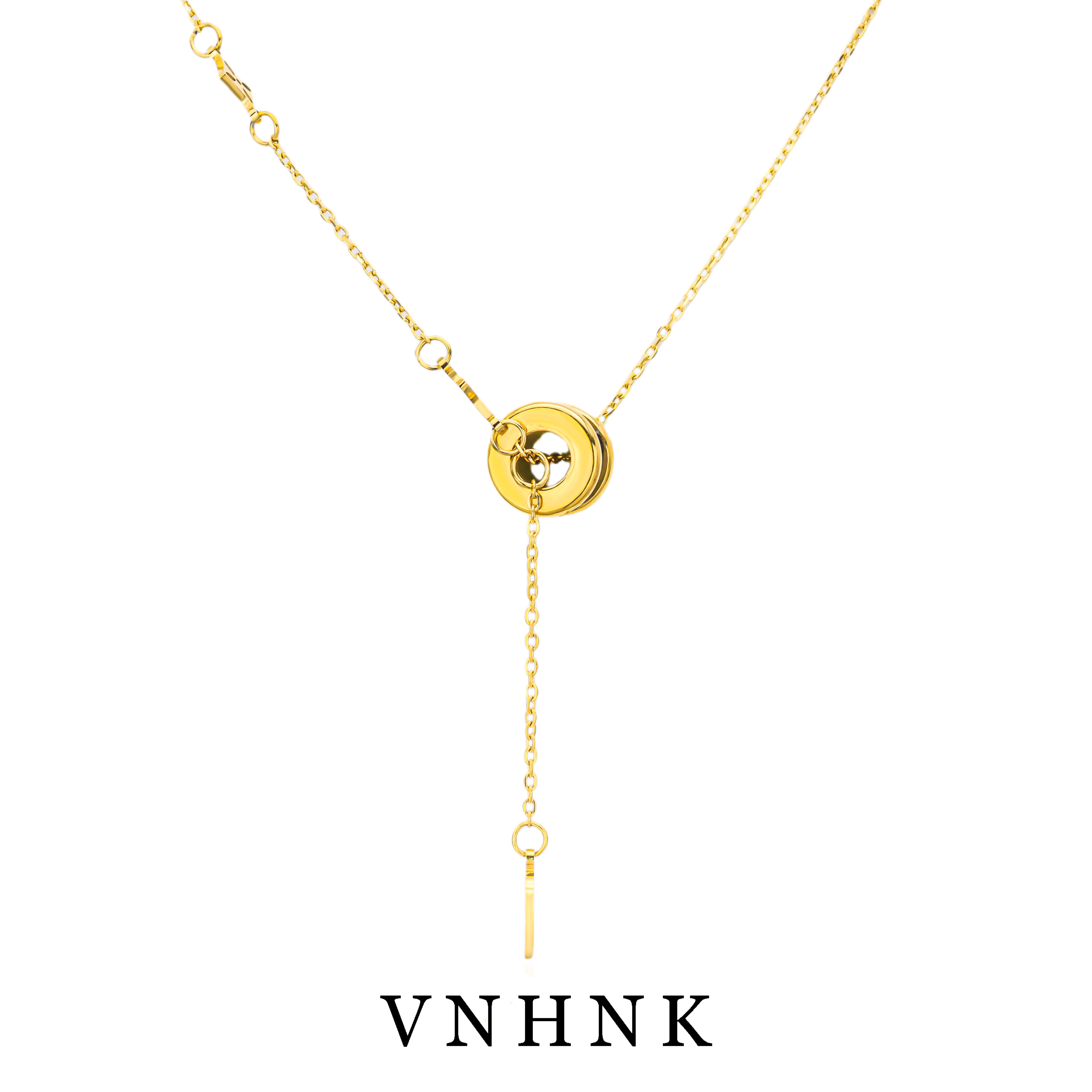 钛钢项链 美可儿   D367   金色(49cm)气质时尚百搭项链