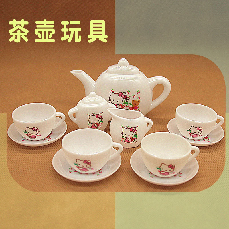 儿童茶具套装可喝水玩具茶杯茶壶陶瓷套迷你女孩生日礼物过家家潮