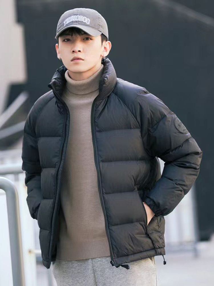 波司登轻薄鸭绒羽绒服男冬季加绒加厚保暖外套休闲宽松防寒面包服