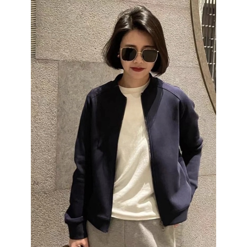 小众无帽V领卫衣外套女2023早秋新款休闲时尚百搭爆款开衫上衣ins