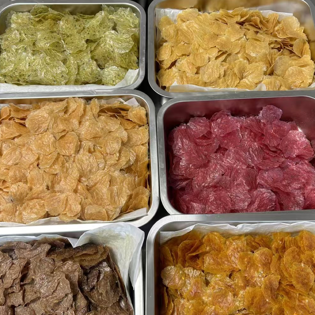 小狗爱吃的薯片 薄薄脆脆牙口不好的小狗也可以吃