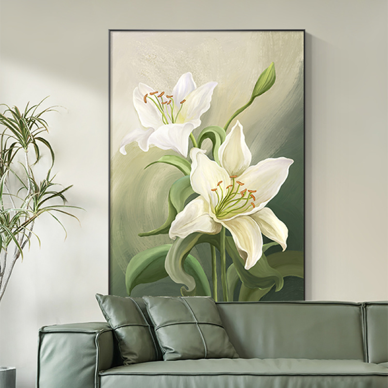 陌上花开 入门走廊过道砂岩画玄关抽象卧室客厅餐厅背景墙装饰画